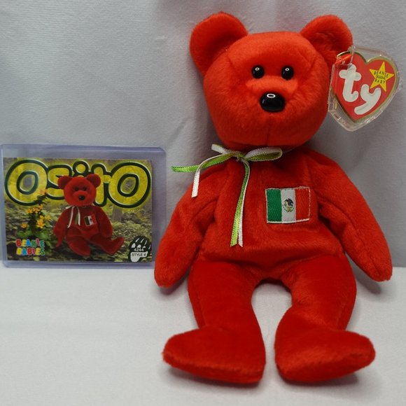 Ty Toys Vintage Ty Beanie Babies Osito Bear Style 4244 Poshmark